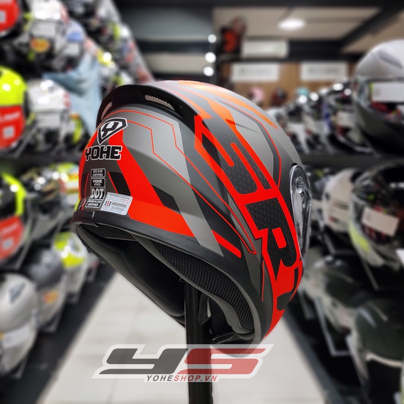 MŨ BẢO HIỂM YOHE978 SRT - FULLFACE 1 KÍNH