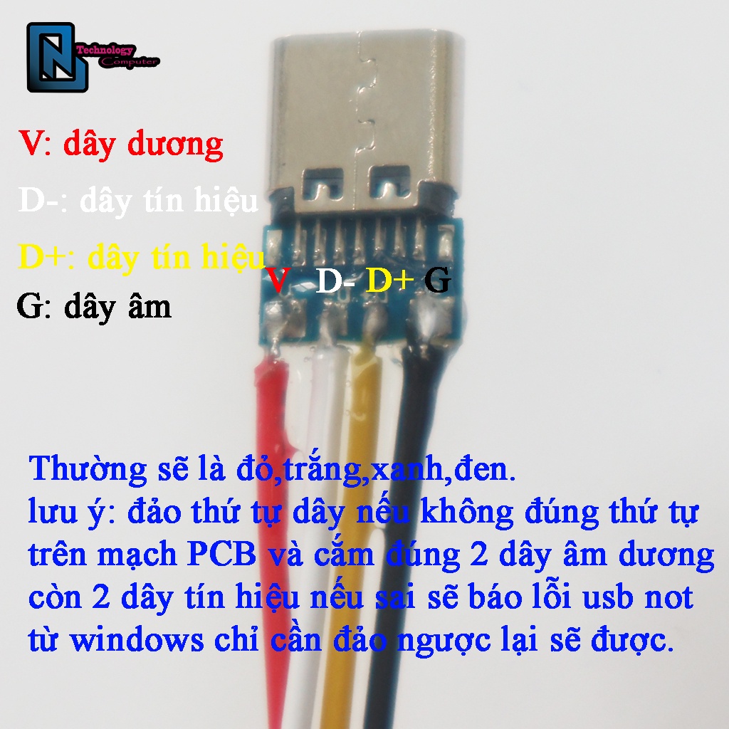 Bộ Đầu Mod Jack Type C 5 Pin Cho Bàn Phím Cơ Chuột Các Loại