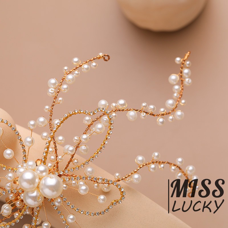 Lược cài tóc kiểu dáng thời trang thanh tú dành cho cô dâu