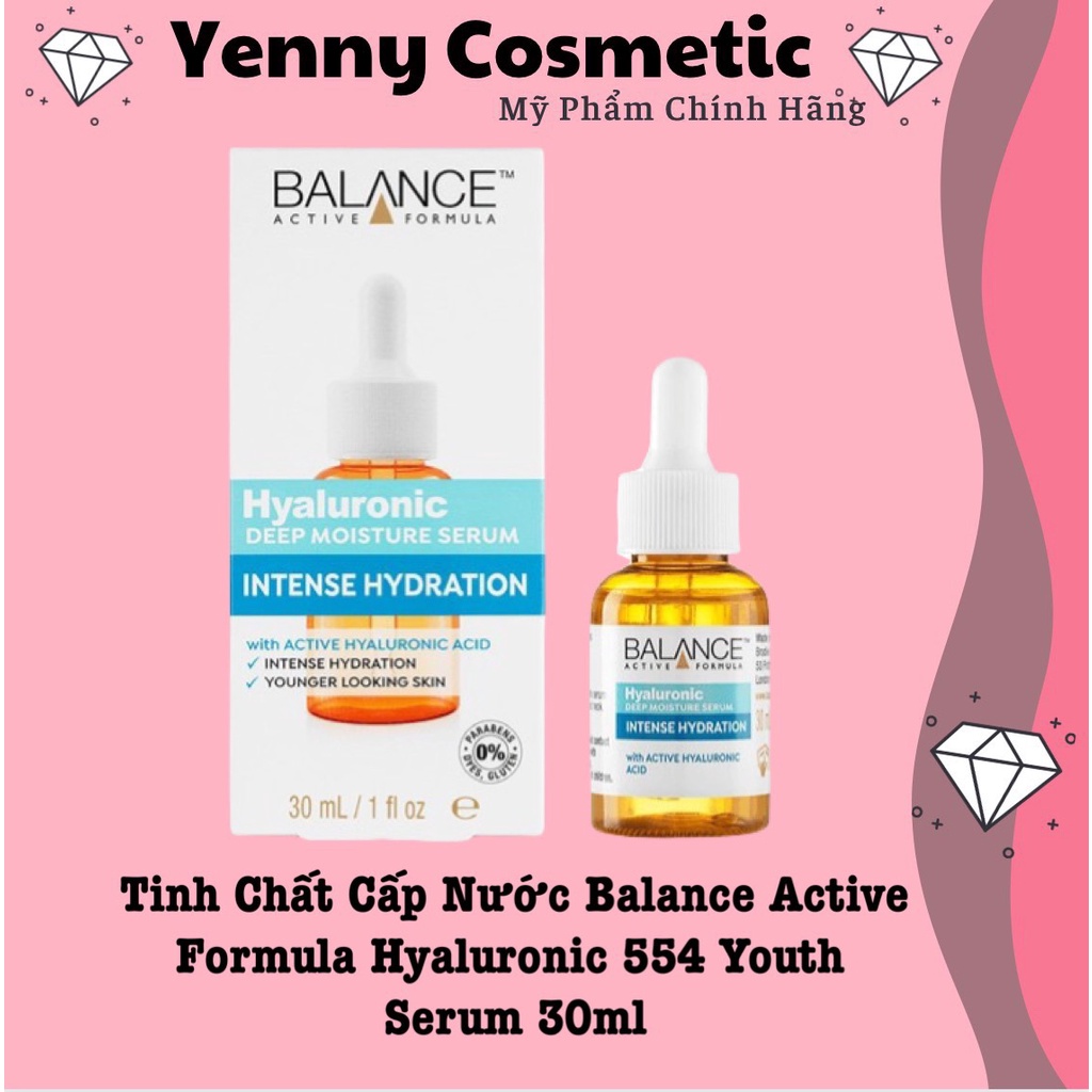 Tinh Chất Dưỡng Cấp Nước Balance Hyaluronic Deep Moisture Serum 30ml