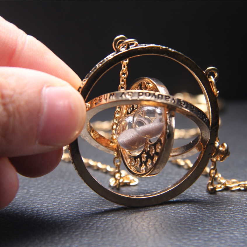 Mặt Vòng cổ Đồng Hồ Cát Phong Cách Harry Potter
