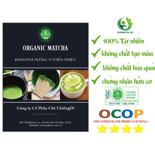 Bột Matcha hữu cơ nguyên chất 100% (túi 100gr)
