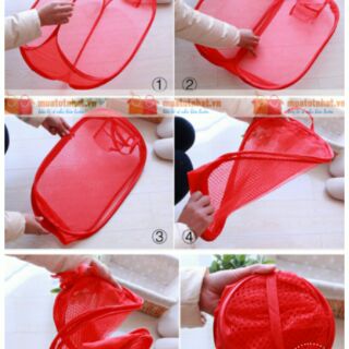 Giỏ lưới đựng đồ đa năng gấp gọn