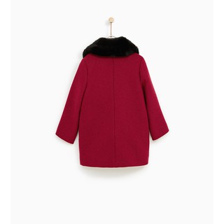 ÁO DẠ ZARA CỔ LÔNG