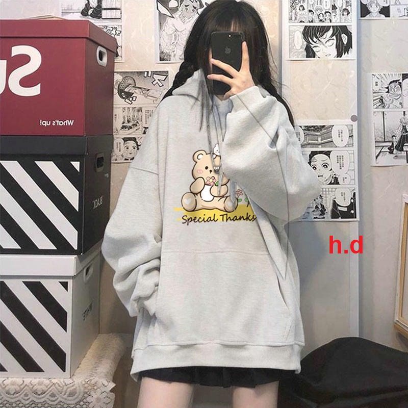 Áo hodie gấu special Áo chất nỉ ngoai mũ 2 lớp Form to rộng