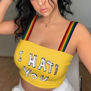 Áo croptop dây 7 màu
