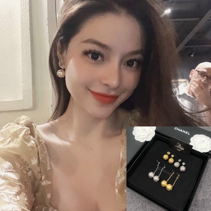 Khuyên tai trong dây xích sang chảnh hót trend