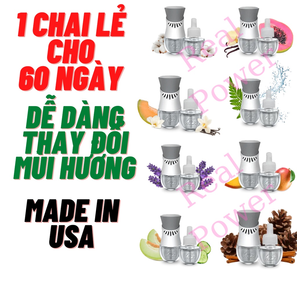Tách vỉ lẻ 1 chai Tinh Dầu Thơm Phòng Air Wick