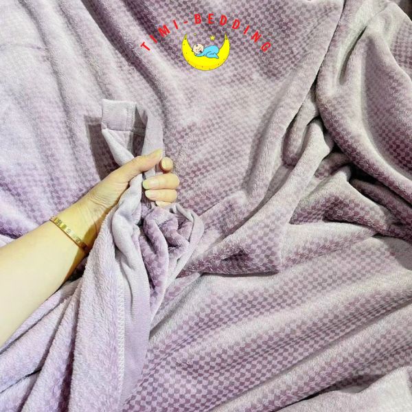 Chăn lông thỏ ultimate đại hàn cao cấm mềm mại kích thước 200 x 230 cm, nặng 1,8kg - Timibedding