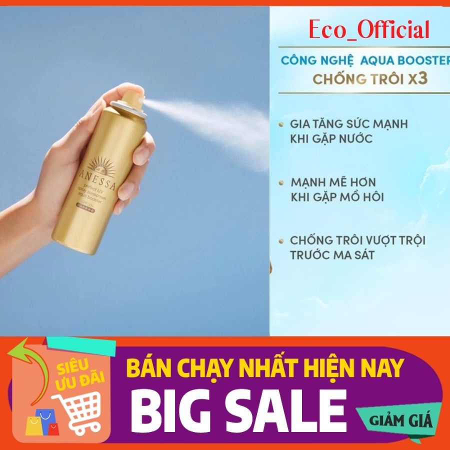[ Big Sale !!! ] Xịt Chống Nắng Dưỡng Da Anessa Perfect UV Sunscreen Skincare Spray SPF50+ PA++++ 60g
