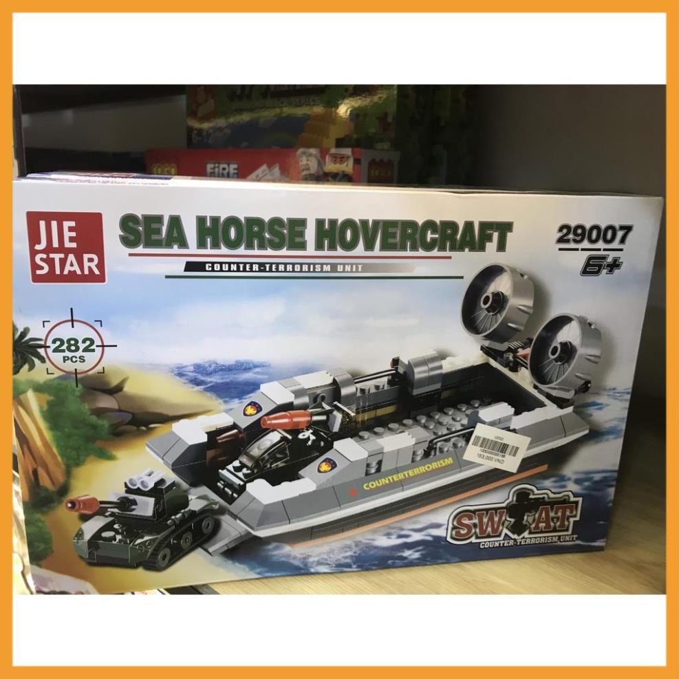 Lego tàu chiến quân sự 282 chi tiết