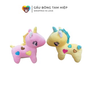 (3 màu)Gấu bông Ngựa kỳ lân - Ngựa bông💝FREESHIP🍅Gấu bông thú bông Chất liệu vải mềm mịn nhồi bông gòn sạch an toàn