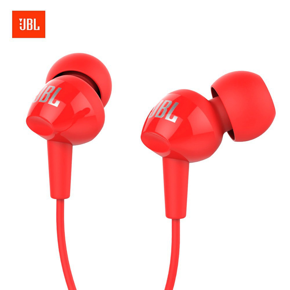 Bộ tai nghe nhét tai JBL C100SI jack cắm 3.5mm có mic tiện dụng cho Huawei