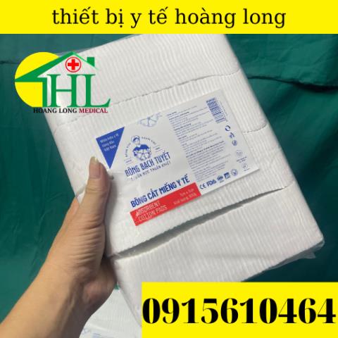 Bông Y Tế Bạch Tuyết Cắt Sẵn [7x7,10x10cm]
