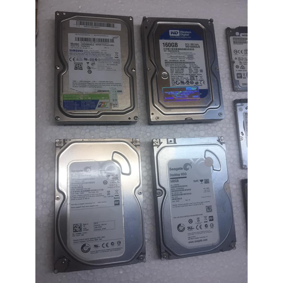 Ổ Cứng HDD Máy tính PC chuẩn SATA 160Gb Caution Kĩ Thuật