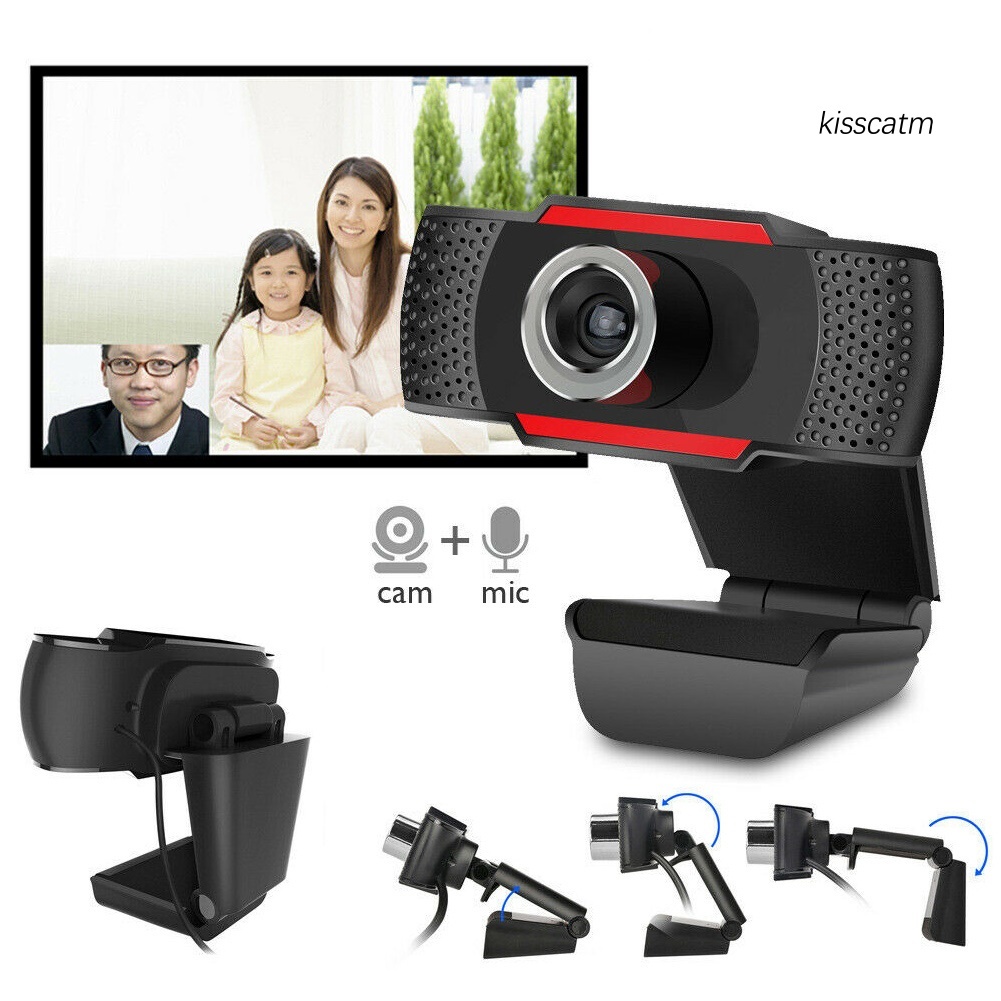 Webcam Kiss-Ws 480 / 720 / 1080p Usb 2.0 Kèm Micro Cho Máy Tính | BigBuy360 - bigbuy360.vn