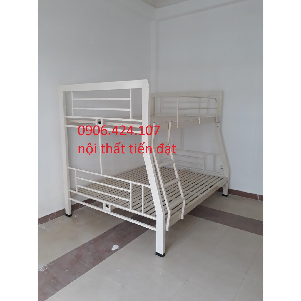 giường sắt 2 tầng hộp 1m2-1m4