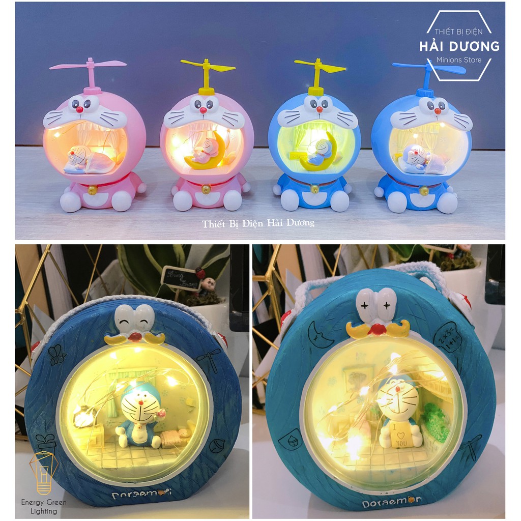 Đèn ngủ trang trí hình Doraemon dễ thương cho bé 7 mẫu khác nhau - trang trí căn phòng vintage giá rẻ