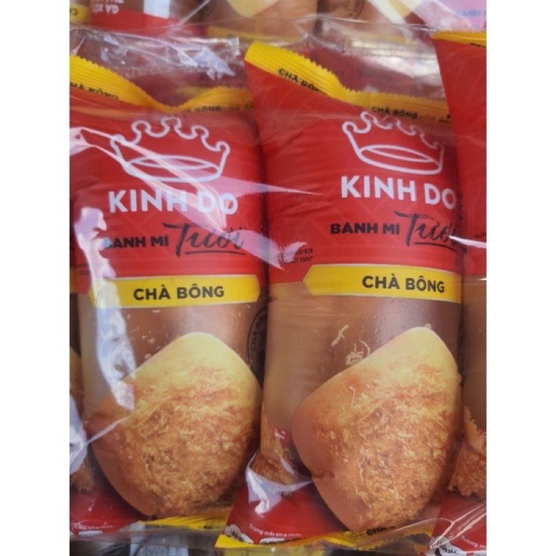 COMBO 5 CÁI BÁNH MÌ TƯƠI CHÀ BÔNG KINH ĐÔ HSD:10->13 NGÀY