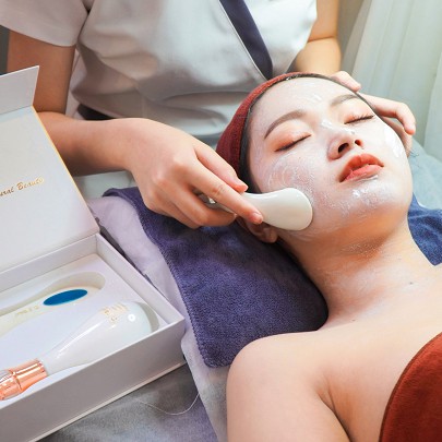 Máy Massage Ion Mini Cầm Tay Làm Rung Săn Chắc Trẻ Hóa, Nâng Cơ Mặt Pin 3V