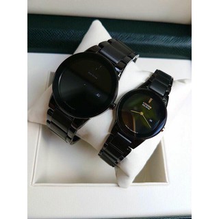 Đồng hồ nam, nữ full đen citizen chính hãng au1065-58e & ga1055-57f