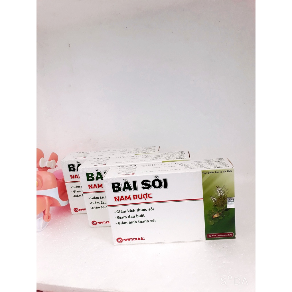 Viên uống BÀI SỎI NAM DƯỢC, giúp lợi tiểu bài sỏi; hỗ trợ quá trình tán nhỏ và bài tiết sỏi thận, sỏi bàng quang