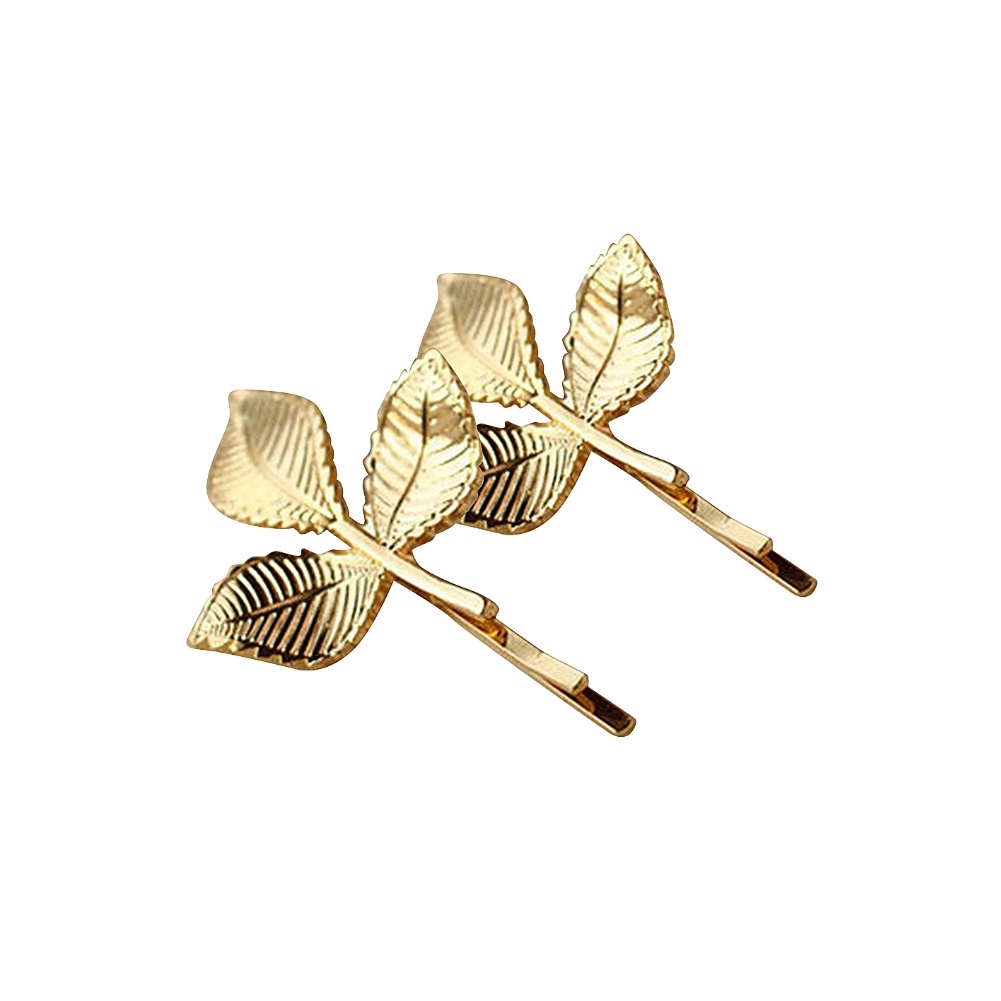 Kẹp tóc nữ hình chiếc lá phong cách vintage xinh xắn