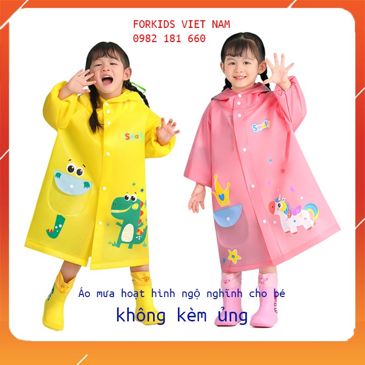 Áo đi mưa cao cấp cho bé - Áo mưa trẻ em