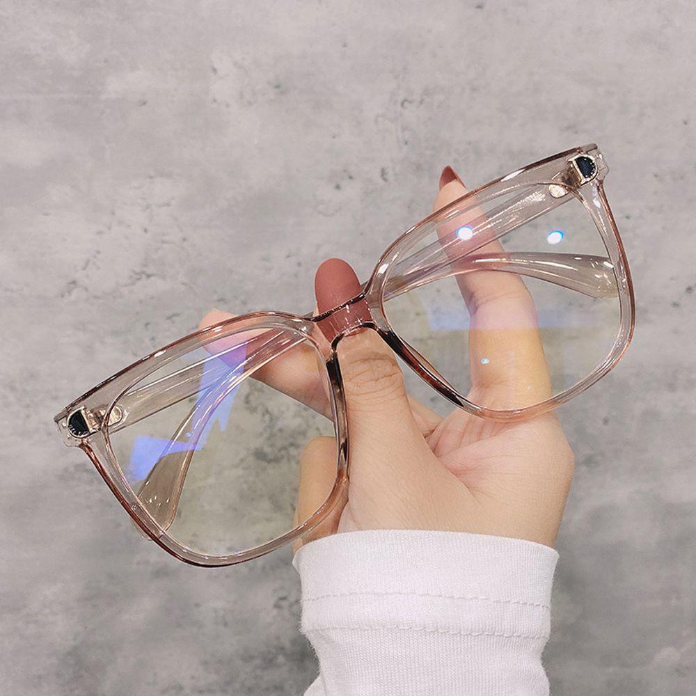 Mắt Kính Chống Ánh Sáng Xanh Tròng Vuông Thời Trang Cho Nam Và Nữ