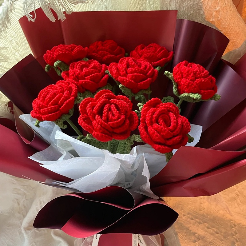Bó Hoa Tulip Nhân Tạo Dùng Làm Quà Tặng Sinh Nhật / Valentine Ngày của mẹ