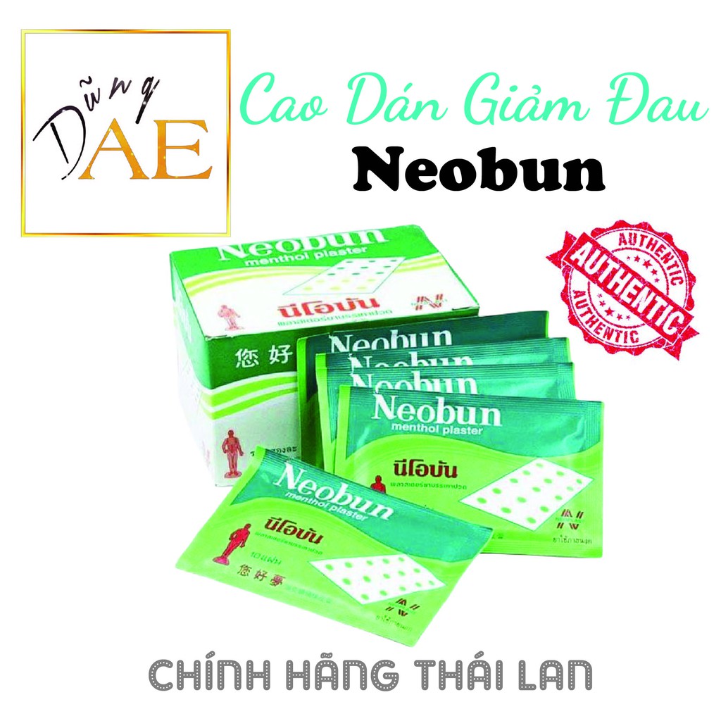 Cao Dán Giảm Đau Neobun Thái Lan