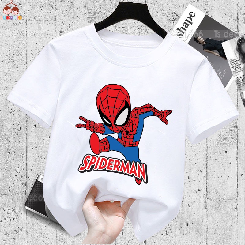 Áo thun trẻ em hình nhện ta chớp superman.áo cho bé từ 6kg-30kg.AL48.