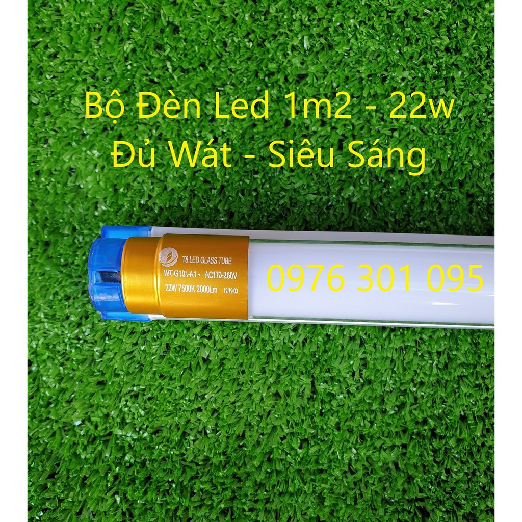 Bộ tuýp led 1m2 22w đầu nhôm [ tản nhiệt tốt ] [Đủ Wát]