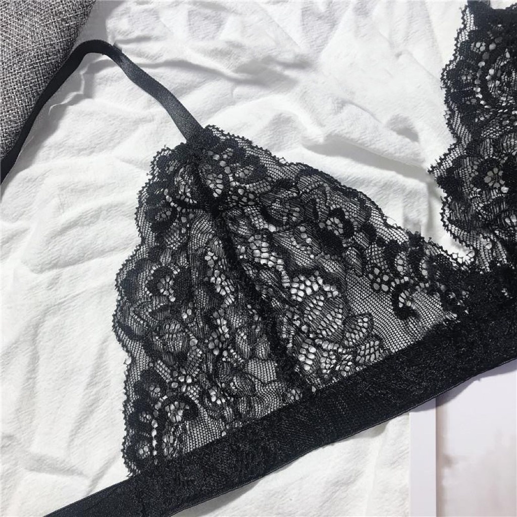 Áo lót ren hoa sexy không đệm lót L3-01
