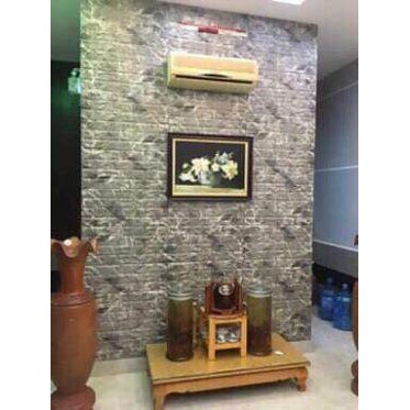 Xốp dán tường vân đá bền,đẹp loại 1 dày 5mm , khổ 70*77 cm giá bằng sỉ- dán tường mang hơi hướng hoài cổ | BigBuy360 - bigbuy360.vn