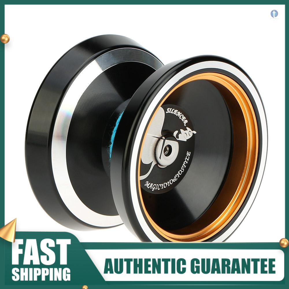 Vòng Bi Yoyo M001 Bằng Hợp Kim Nhôm Màu Đen Kèm Dây Cho Bé