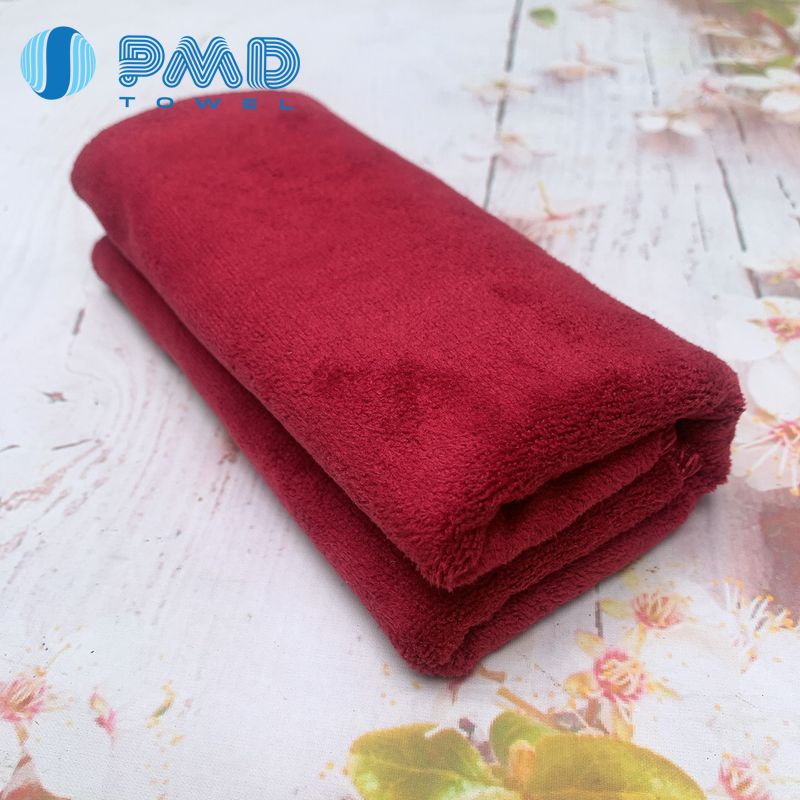 Khăn gội quấn đầu lau tóc cho Spa Microfiber 35*75cm loại dày đẹp mềm siêu thấm nước không phai màu sổ lông