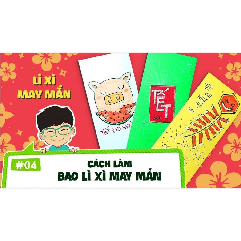 Bao Lì Xì Tết Hình Ông Thần Tài May Mắn TRÙM SỈ