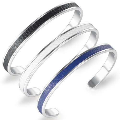 Vòng Tay Nam Kiểu Chữ C Titan Ko Đen TT 3254