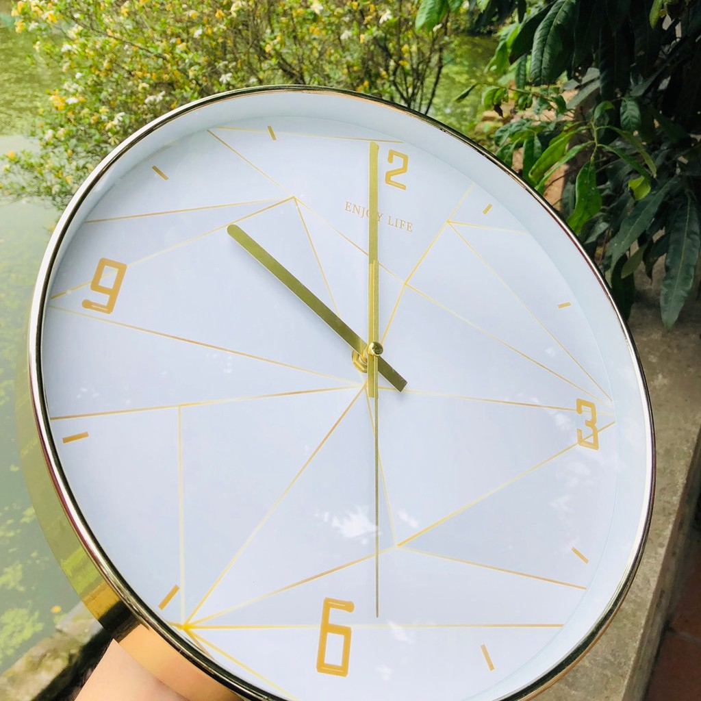Đồng hồ treo tường CAO CẤP [HD6] phong cách Hiện Đại 30x30cm