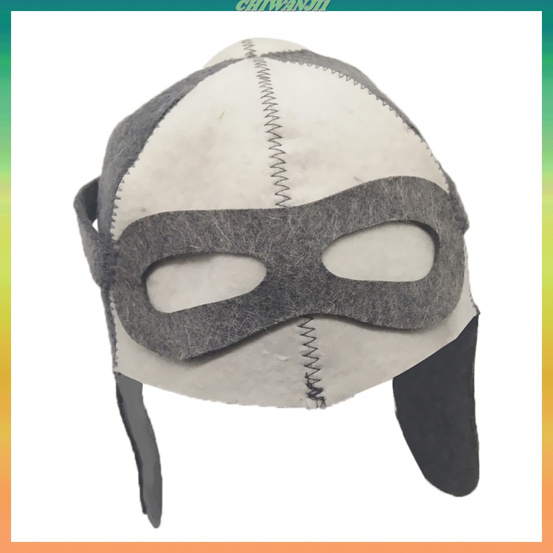 Nón Len Trùm Đầu Thêu Họa Tiết Unisex # 1 Cho Phòng Tắm / Xông Hơi