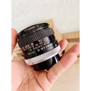 lens góc rộng Canon FD 28mm f3.5 ngàm FD dùng cho canon AE1 A1 FTB FT FX