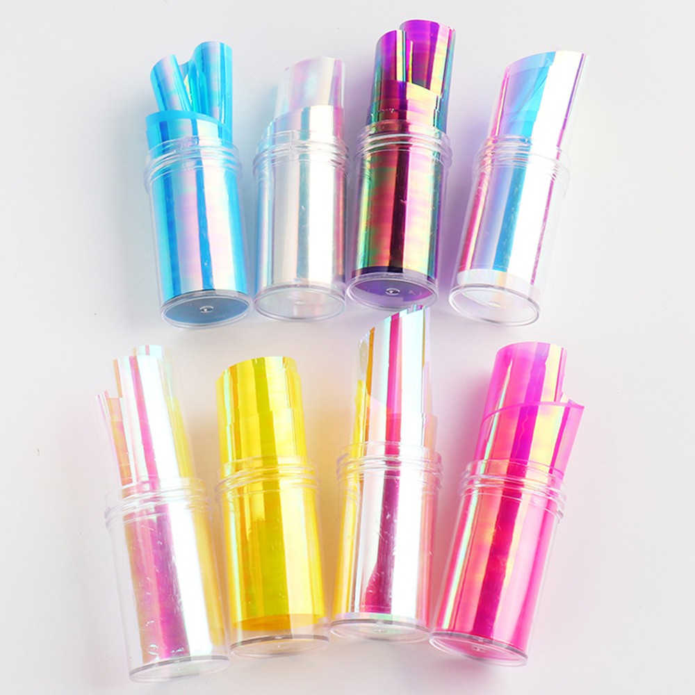 [Hàng mới về] Miếng dán trang trí móng tay ba chiều lấp lánh 8 màu thời trang tùy chọn