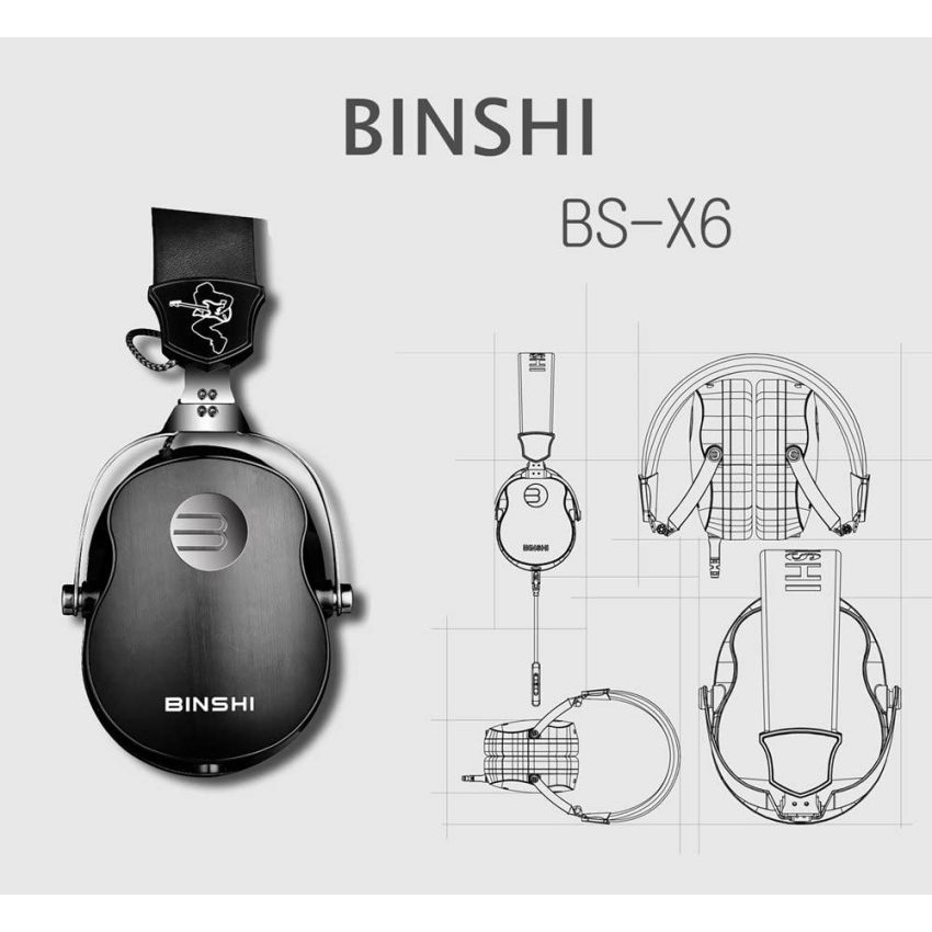 Tai Nghe Chụp Đầu Cao Cấp BINSHI BS-X6. Kiểu Dáng Cực Đẹp, Cực Kỳ Êm TAI, Âm Thanh Sống Động. Bảo Hành 12 Tháng