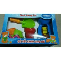 combo bô đô chơi xúc cát cho bé và khăn