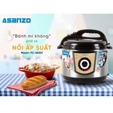 Nồi áp suất đa năng Asanzo PC-65AS1 6 lít