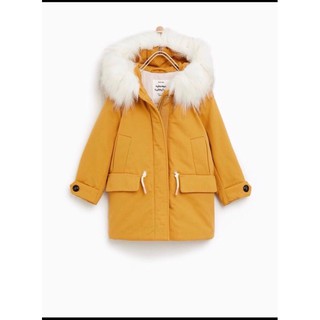 Áo phao Parka dáng dài Za.ra xuất xịn