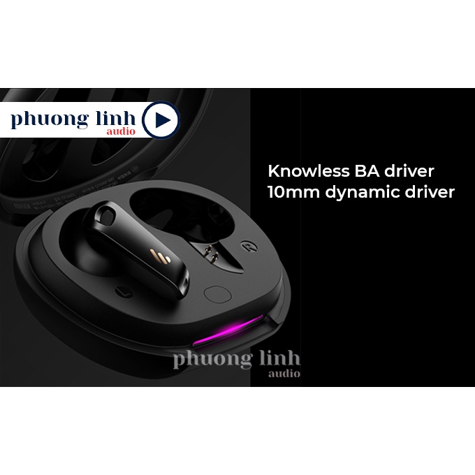 Tai nghe bluetooth 5.2 EDIFIER NEOBUDS S Chống ồn chủ động Âm thanh Qualcomm Snapdragon 6 mic đàm thoại Hàng chính hãng