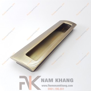 Tay nắm âm cửa tủ màu đồng rêu NK106 (màu đồng rêu)