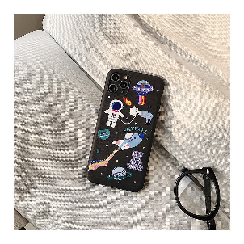 Ốp điện thoại mềm hình phi hành gia cho iphone 6 6s 7 8 plus ix xr xs max se2 11 pro max 7plus 8plus 6plus | BigBuy360 - bigbuy360.vn